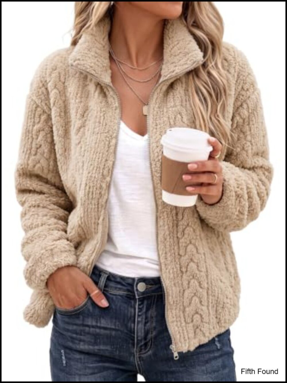 Dokotoo Women's Full Zip Fleece Winter Jacket Warm Outerwear Coat